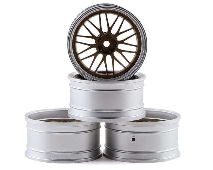 MST MXS-832102GD FS-GD LM Wheel Set (Gold) (4) (Offset Changeable) w/12mm Hex - Excel RC