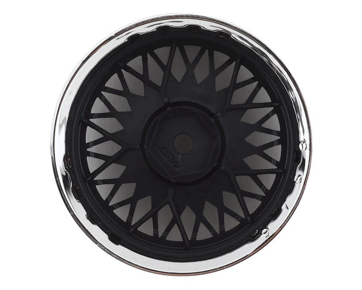 MST MXS-832103FBK 501 Wheel Set (Flat Black) (4) (Offset Changeable) w/12mm Hex - Excel RC