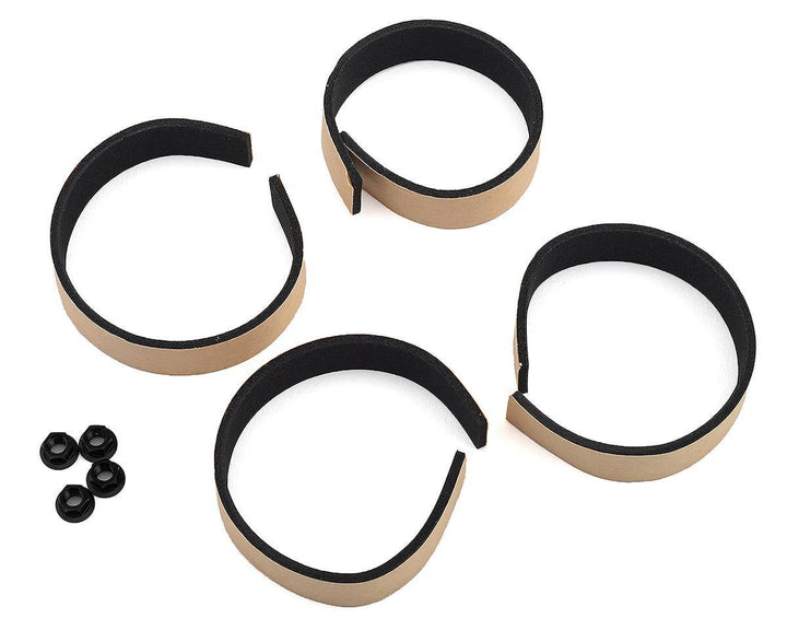 MST MXS-832103FBK 501 Wheel Set (Flat Black) (4) (Offset Changeable) w/12mm Hex - Excel RC