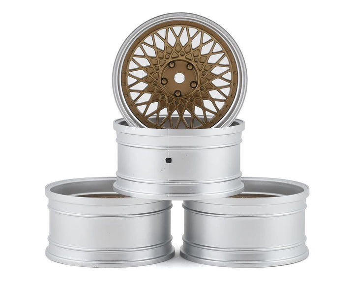 MST MXS-832104GD 501 Wheel Set (Gold) (4) (Offset Changeable) w/12mm Hex - Excel RC