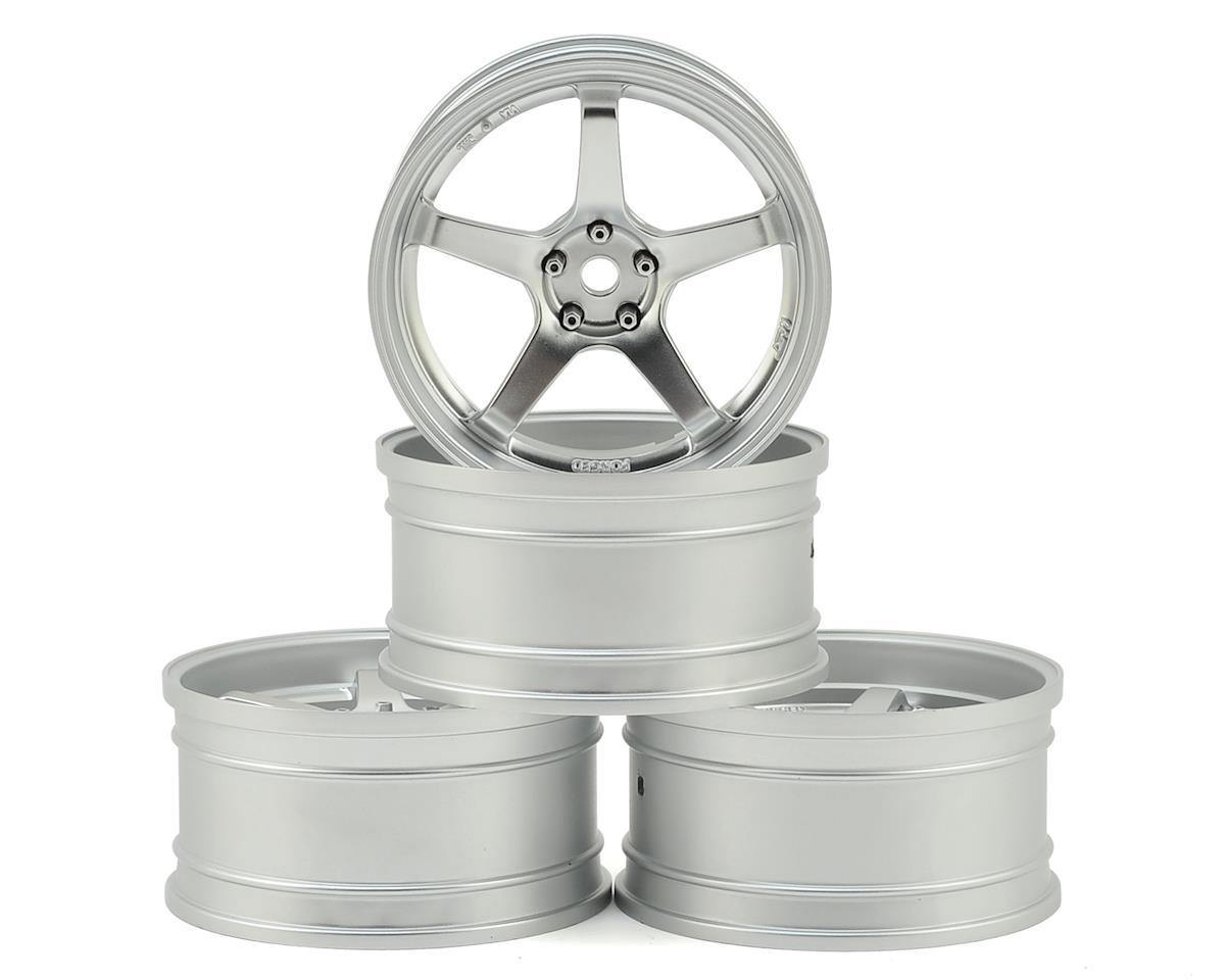 MST MXS-832109FS GT Wheel Set (Chrome/Matte Silver) (4) (Offset Changeable) - Excel RC