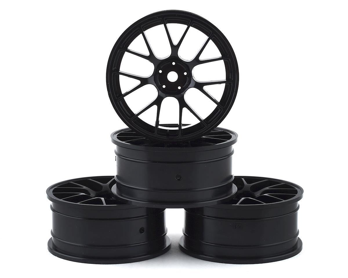 MST MXS-832501BK 24mm RE Wheel (Black) (4) (+0 Offset) - Excel RC