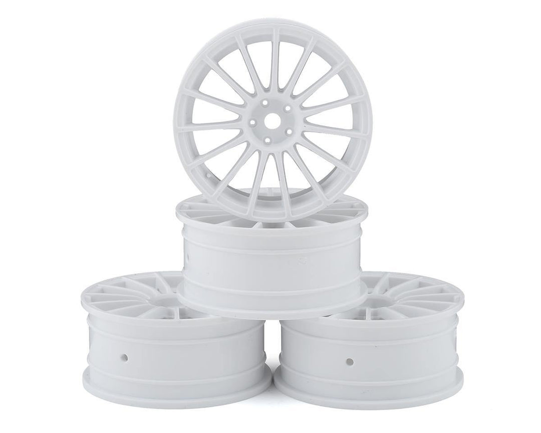 MST MXS-832502W 24mm LM Wheel (White) (4) (+0 Offset) - Excel RC