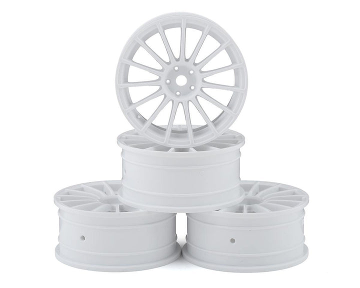 MST MXS-832502W 24mm LM Wheel (White) (4) (+0 Offset) - Excel RC