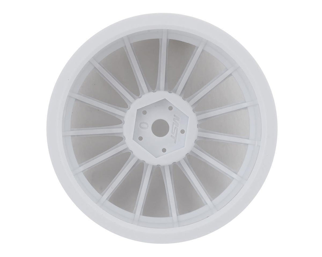 MST MXS-832502W 24mm LM Wheel (White) (4) (+0 Offset) - Excel RC