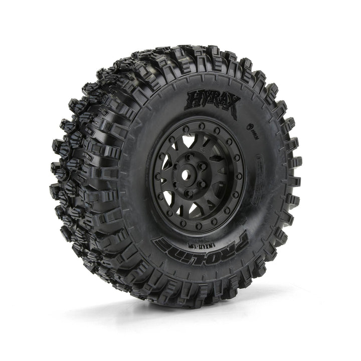 Pro-Line Hyrax 1.9 G8 Mtd Impulse Black Wheels (2) PRO1012810