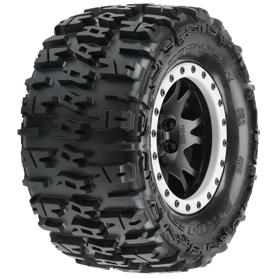 Pro-Line Trencher 4.3" X-MAXX MTD Impulse Black/Grey Front/Rear PRO1015113