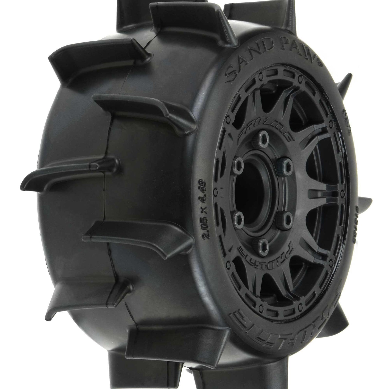 Pro-Line Sand Paw LP 2.8" MTD Raid Black 6x30 F/R PRO1016010 - Excel RC