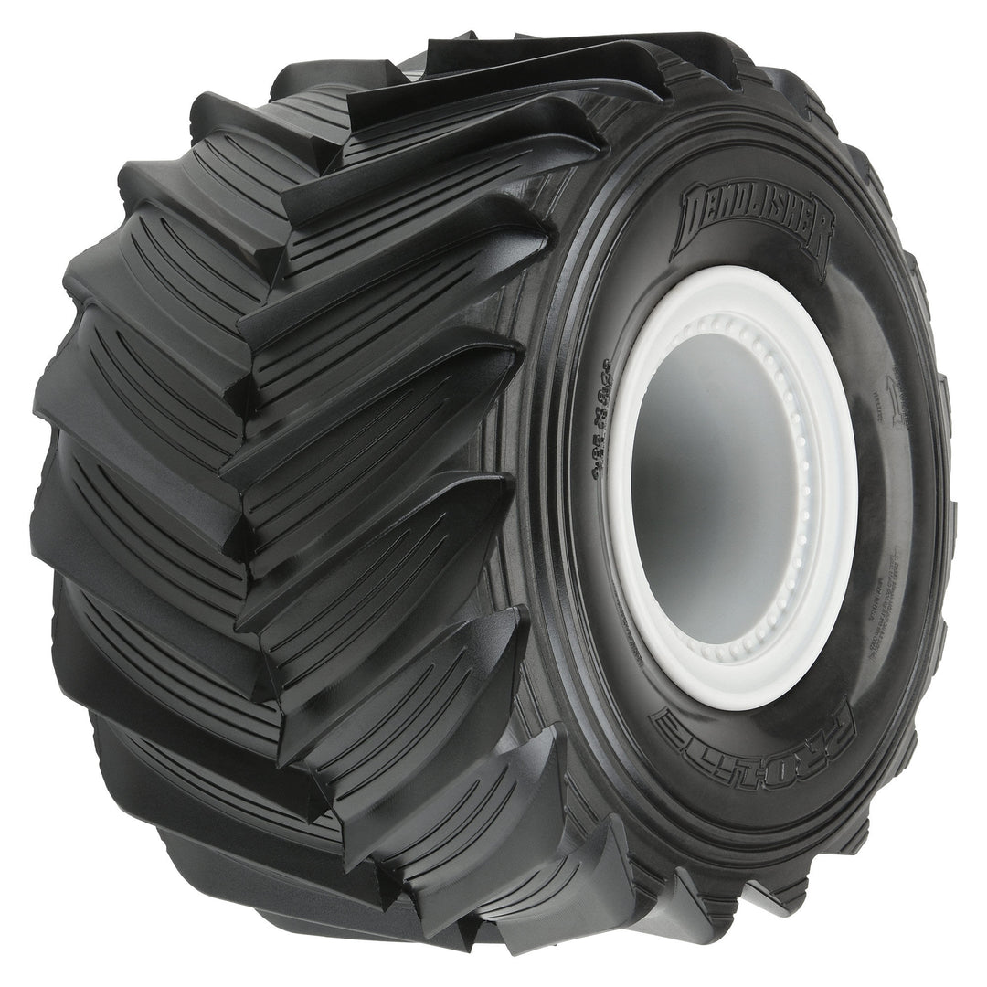 Pro-line Racing Demolisher 2.6"/3.5" Mounted Gray Wheels Fits LMT Front / Rear PRO1018715