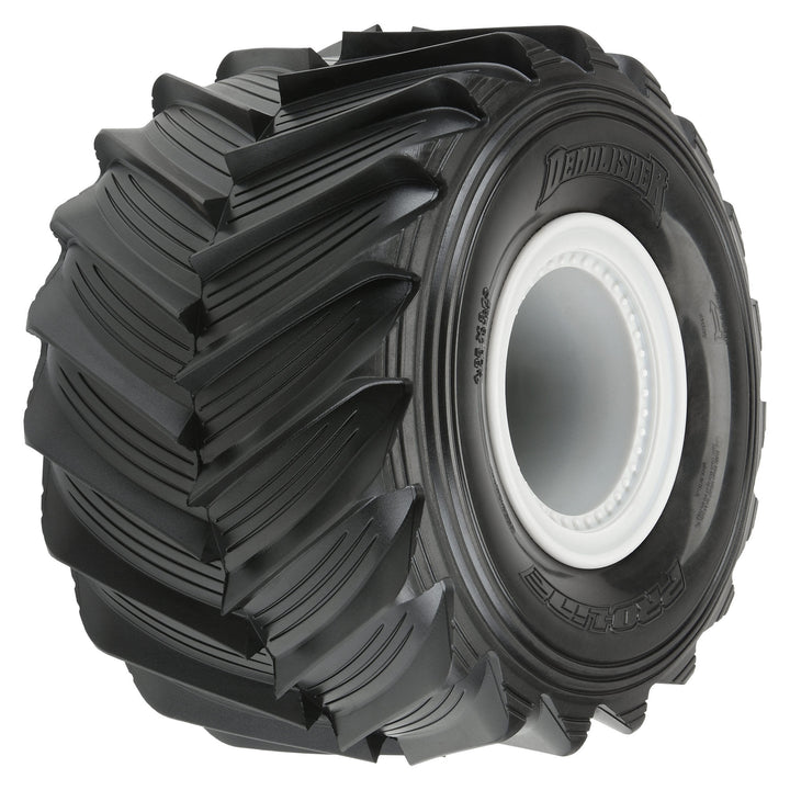 Pro-line Racing Demolisher 2.6"/3.5" Mounted Gray Wheels Fits LMT Front / Rear PRO1018715