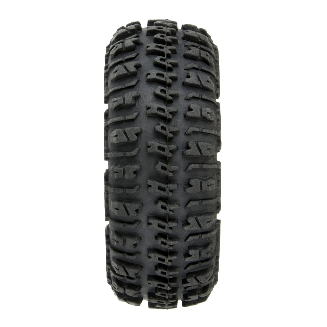 Pro-Line 1/24 Trencher Fr/Rr 1.0\" Tires Mounted 7mm Black Impulse (4): SCX24 PRO1020910