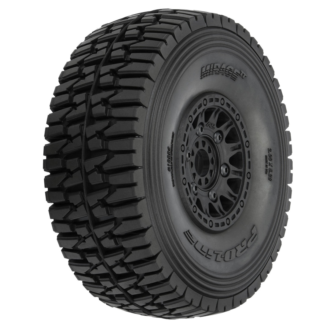 Pro-Line Racing 1/7 Mirage TT BELTED F/R Tires MTD 17mm Blk Raid (2): Mojave 6S, UDR PRO1022410