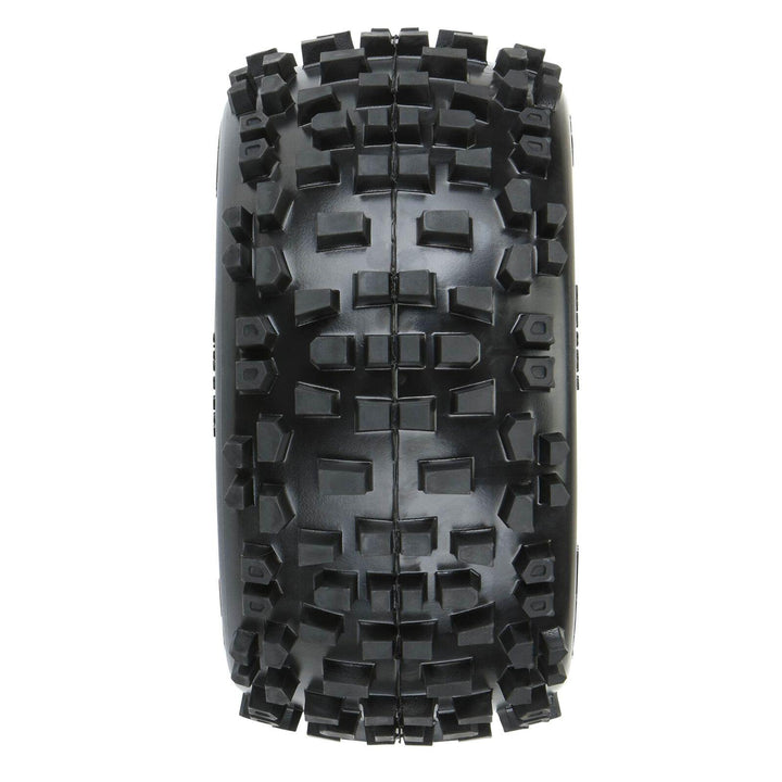 Pro-Line Badlands 3.8" All Terrain MT Tires, Raid Black Mounted 8x32 17mm Hex (2) PRO117810 - Excel RC