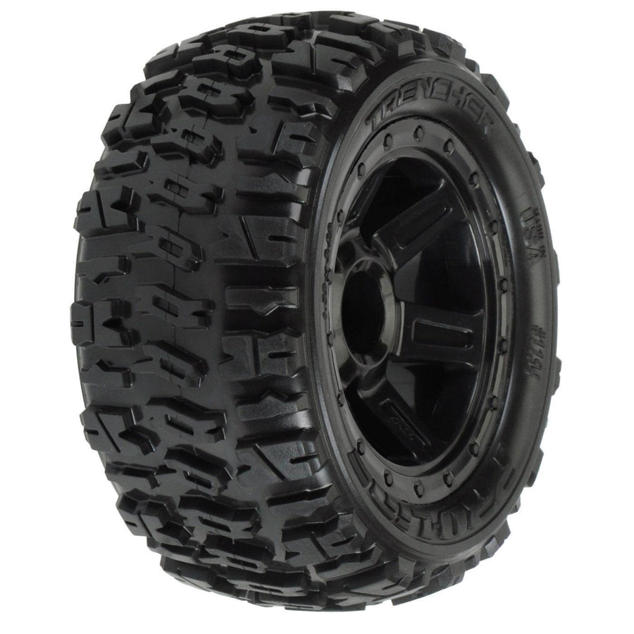 Pro-Line 1/16 Trencher 2.2 M2 Tire Mounted Desperado For E-Revo PRO119411 - Excel RC