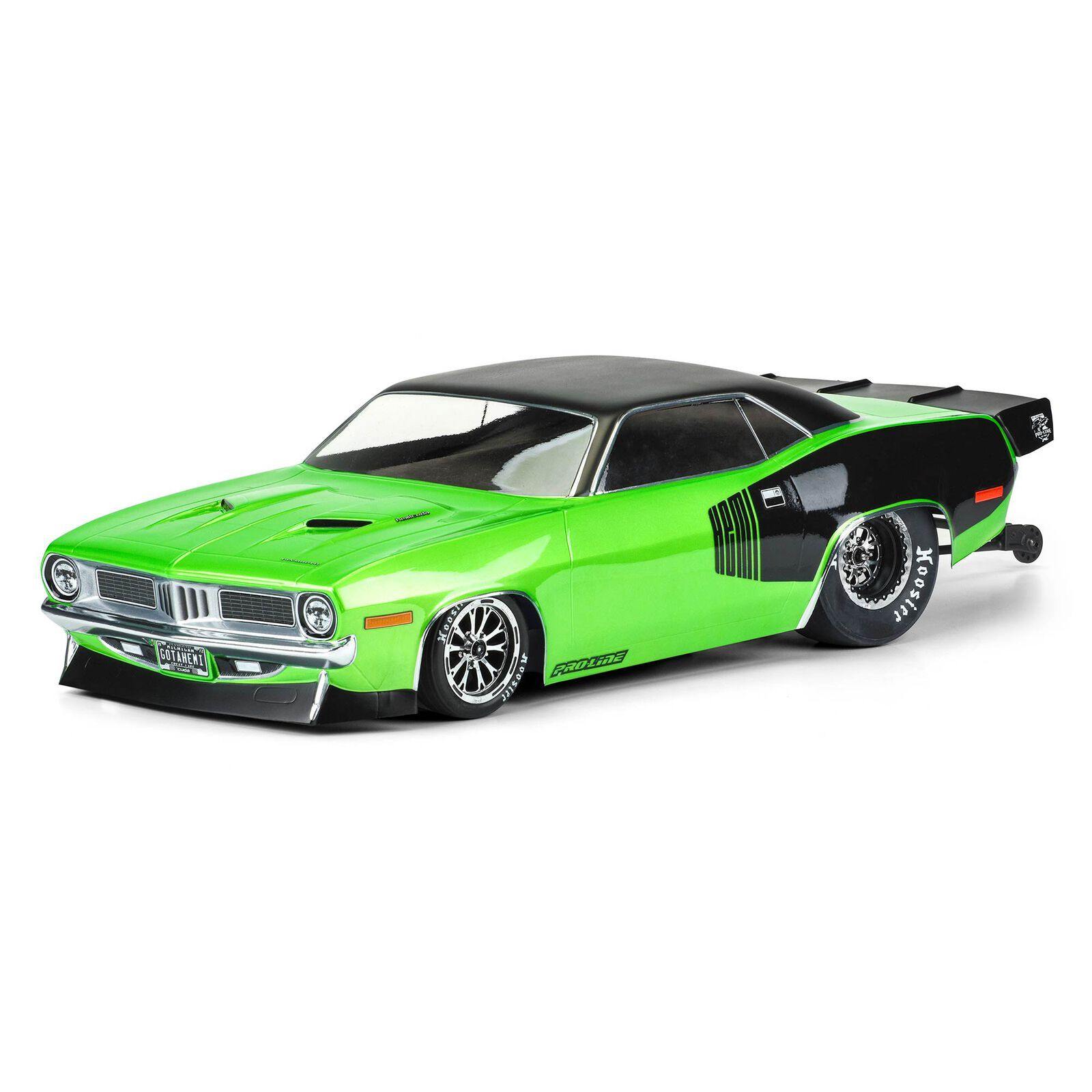Pro-Line Clear Body, 1972 Plymouth Barracuda Slash 2WD Drag PRO355000 - Excel RC