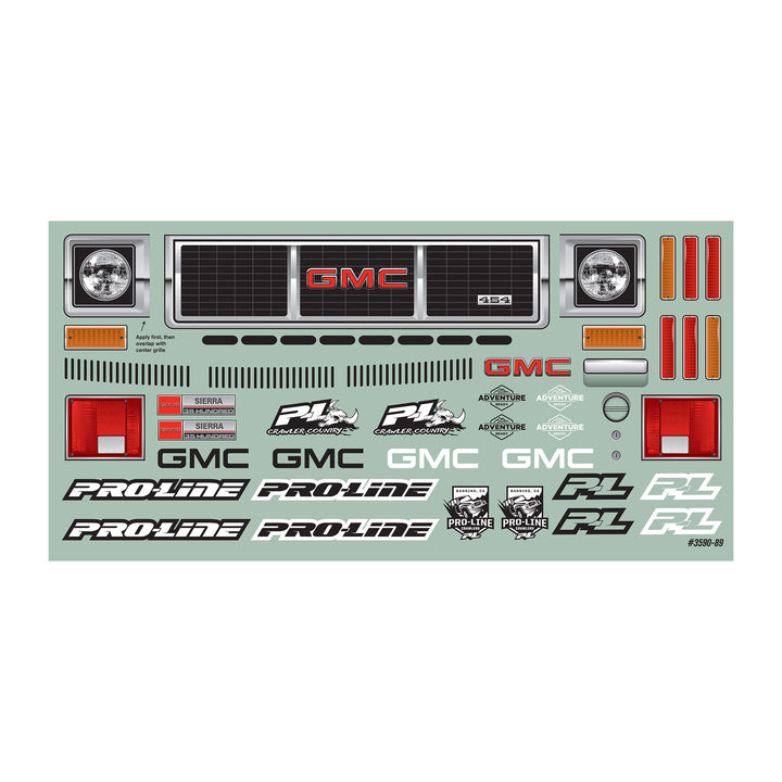 Pro-Line Racing 1/10 1973 GMC Sierra 3500 Clear Body 12.3" (313mm) Wheelbase PRO359000