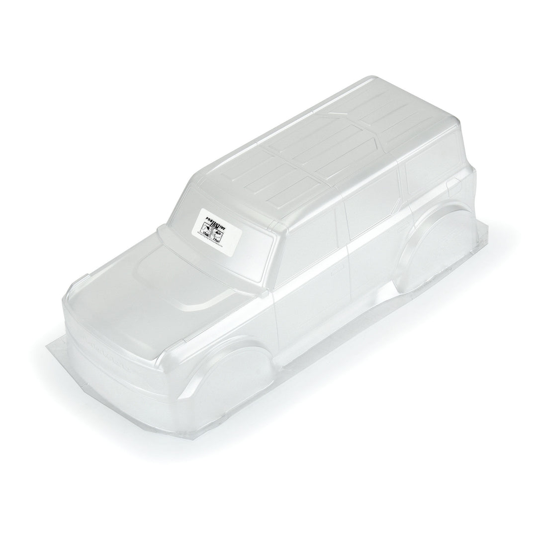Pro-Line Racing 1/10 2021 Ford Bronco Clear Body For The Stampede, Granite, Vorteks PRO359100
