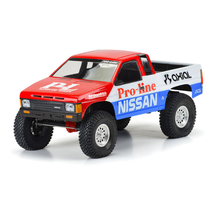 Pro-Line Racing 1/10 1987 Nissan Hardbody D21 Clear Body 12.3" (313mm) For Crawlers  3608-00 | PRO360800