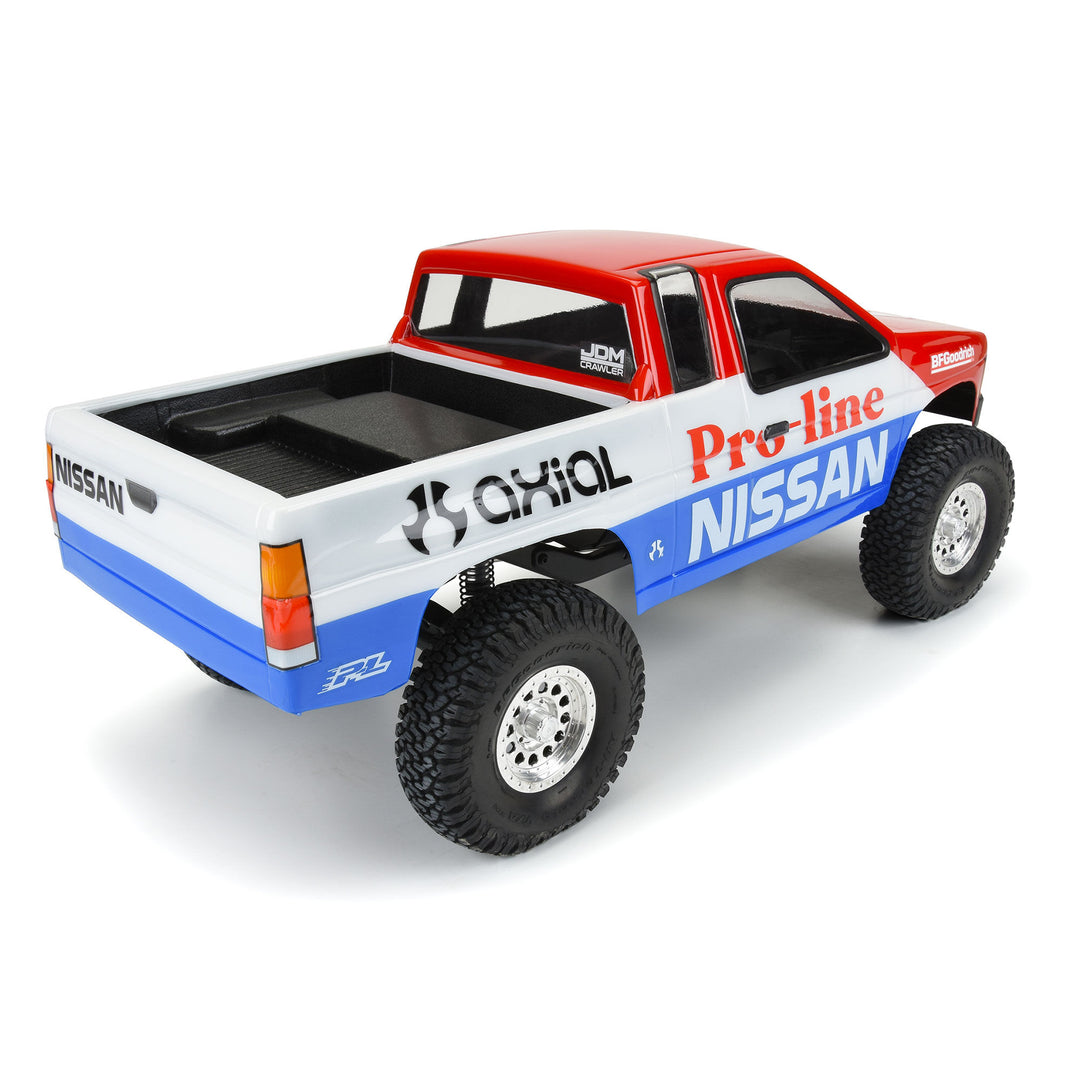 Pro-Line Racing 1/10 1987 Nissan Hardbody D21 Clear Body 12.3" (313mm) For Crawlers  3608-00 | PRO360800