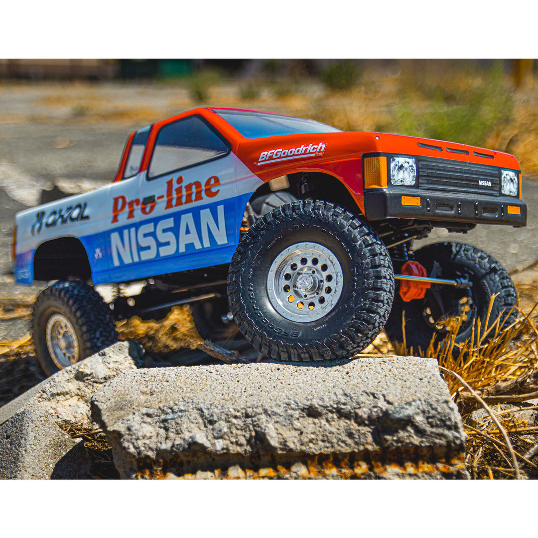 Pro-Line Racing 1/10 1987 Nissan Hardbody D21 Clear Body 12.3" (313mm) For Crawlers  3608-00 | PRO360800