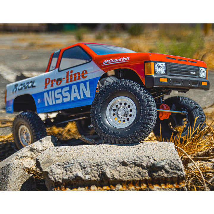 Pro-Line Racing 1/10 1987 Nissan Hardbody D21 Clear Body 12.3" (313mm) For Crawlers  3608-00 | PRO360800