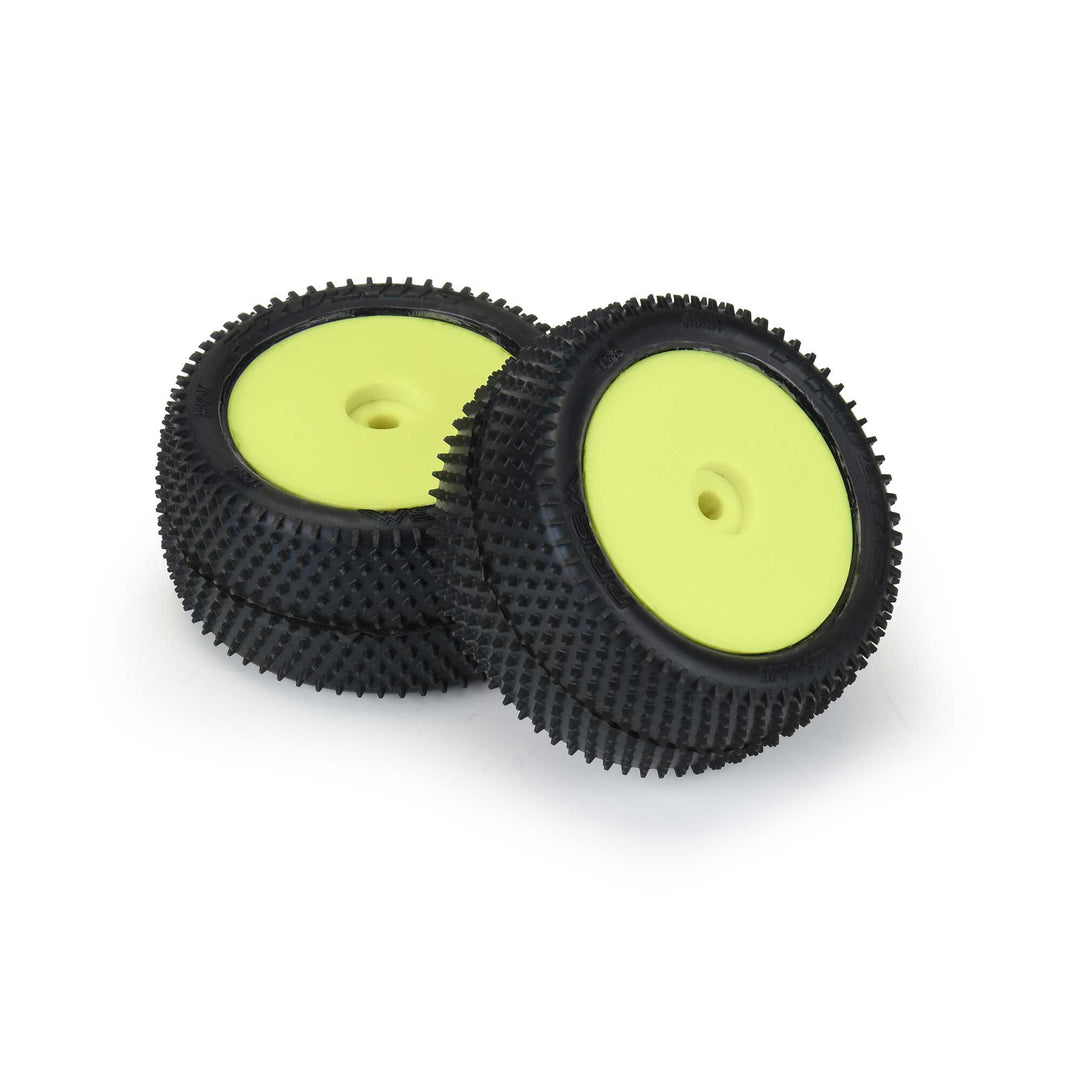 Pro-Line Prism Carpet Tires MTD Yellow Mini-B Rear PRO829712