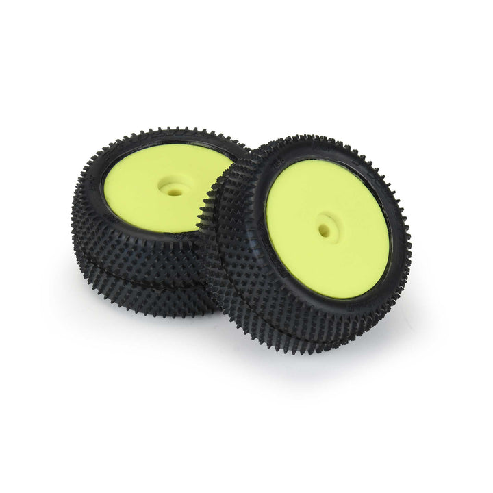Pro-Line Prism Carpet Tires MTD Yellow Mini-B Rear PRO829712