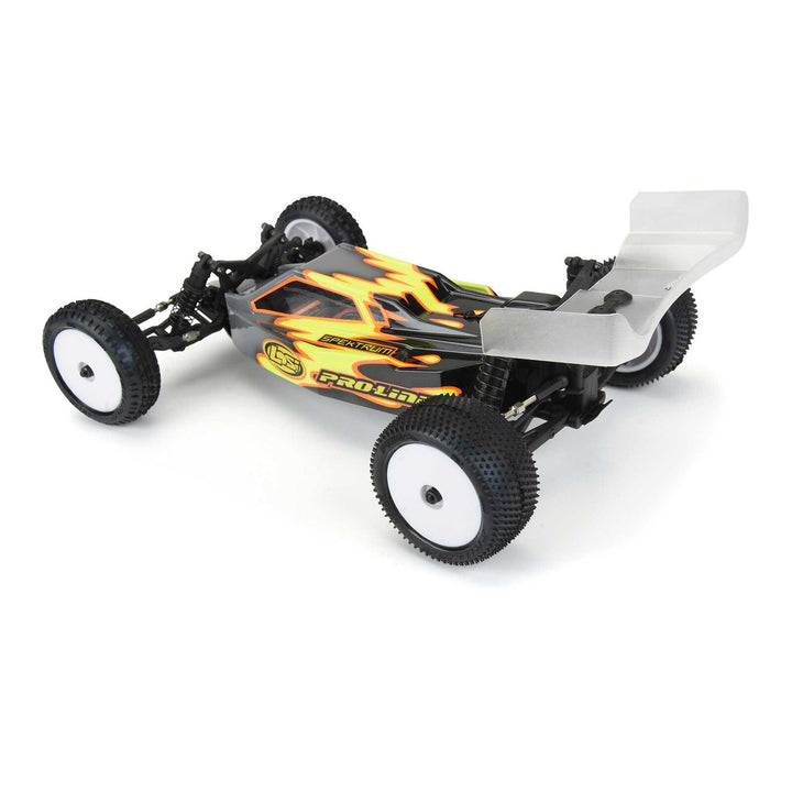 Pro-Line Racing 1/18 Prism Rear Carpet Mini-B Tires Mounted 8mm White Wheels (2) PRO829713
