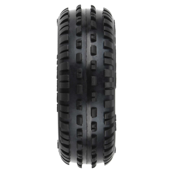 Pro-Line Wedge Carpet Tires MTD Yellow Mini-B Front PRO829812