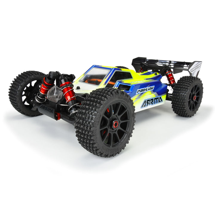 Pro-Line Racing 1/8 Gladiator M2 Fr/Rr Buggy Tires Mounted 17mm Black Mach 10 (2) 9074-21 | PRO907421