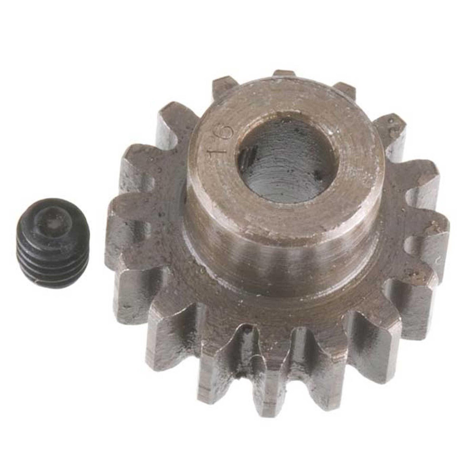 Robinson Racing Products Extra Hard Steel  5mm Bore 1mod Pinion 16T RRP1216 - Excel RC