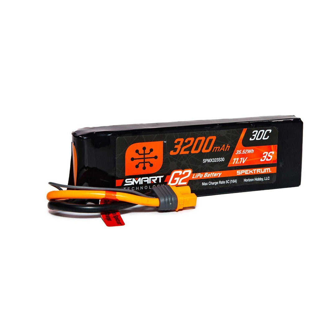 Spektrum 3200mAh 3S 11.1V Smart G2 LiPo 30C IC3 SPMX323S30 - Excel RC