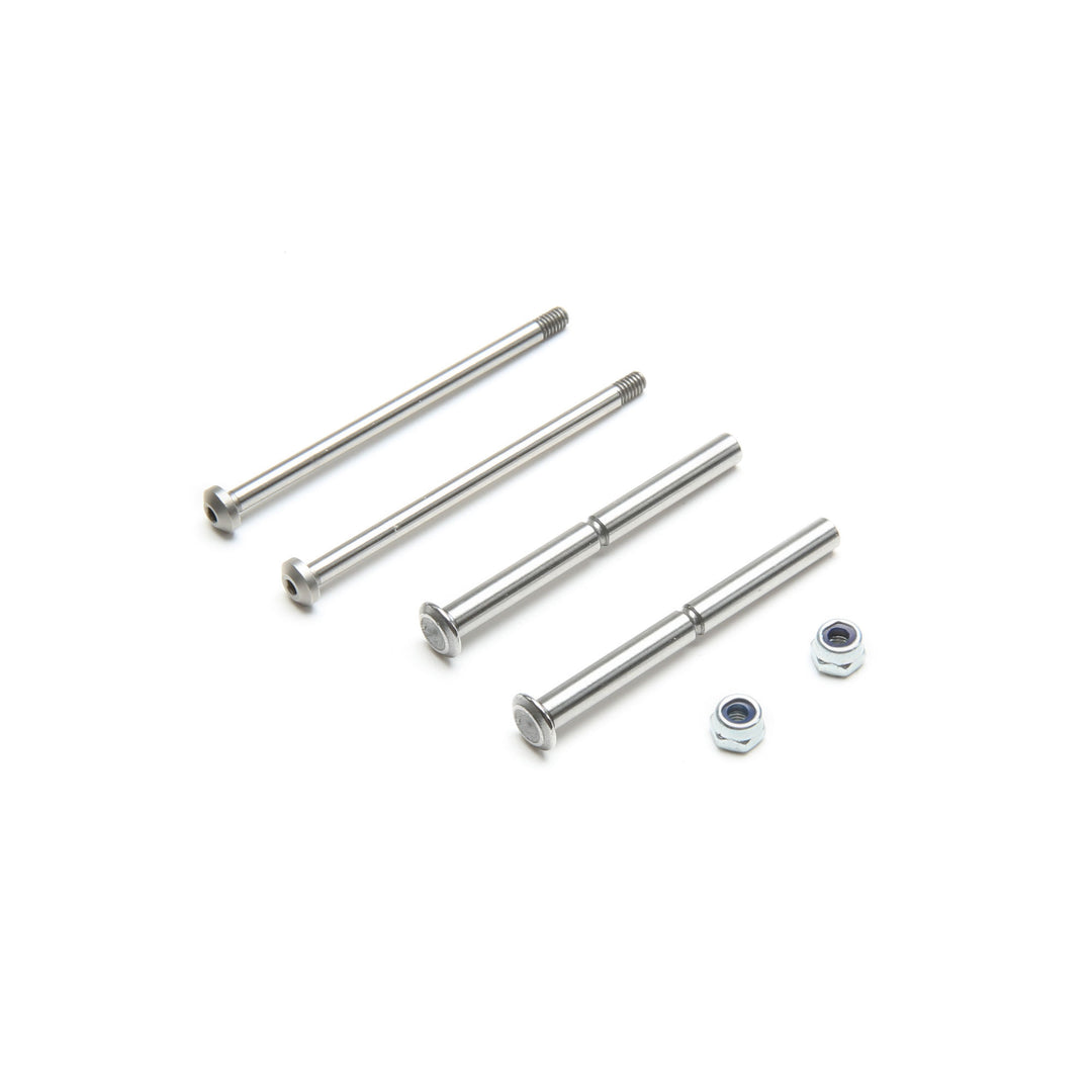 Team Losi Racing Front Hinge Pin and King Pin Set, Polished: All 22 TLR234098