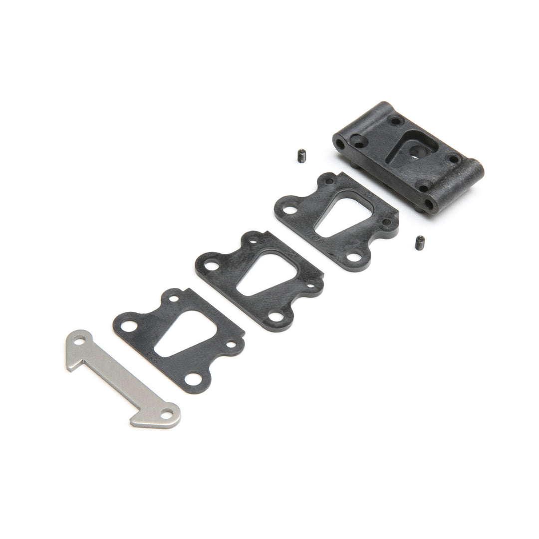 Team Losi Racing Front Pivot with Brace &amp; Kick Shims: All 22 TLR234109