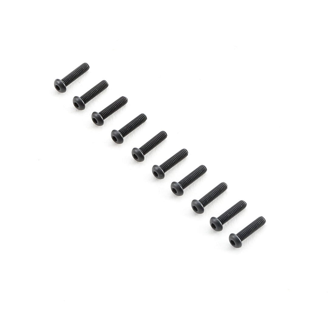 Team Losi Button Head Screws, M2.5x10mm (10) TLR255002