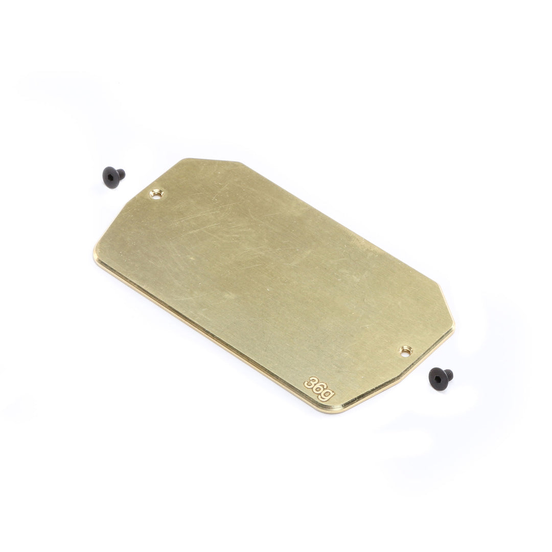 Team Losi Racing Brass Electronics Mounting Plate, 34g: 22 5.0 TLR331039