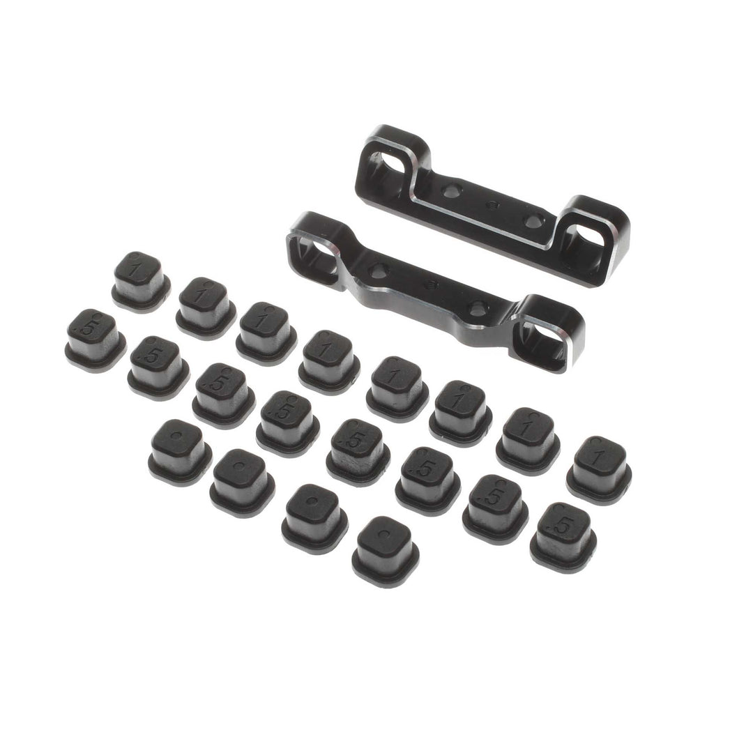 Team Losi Racing Adjustable Pivot Set C & D Black: 22 5.0 TLR334062