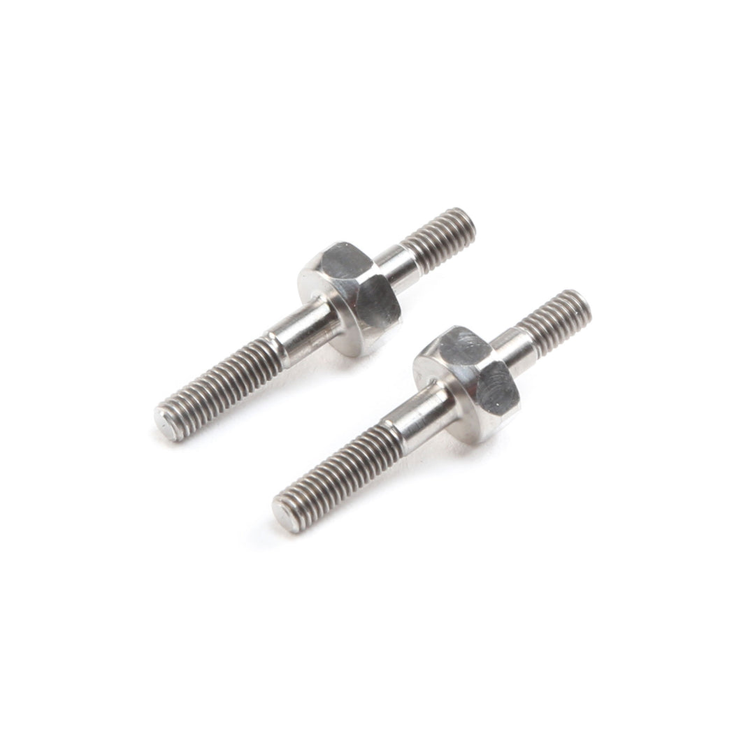 Team Losi Racing Shock Standoff, Carbon Tower, Titanium (2): 22 5.0 TLR336010