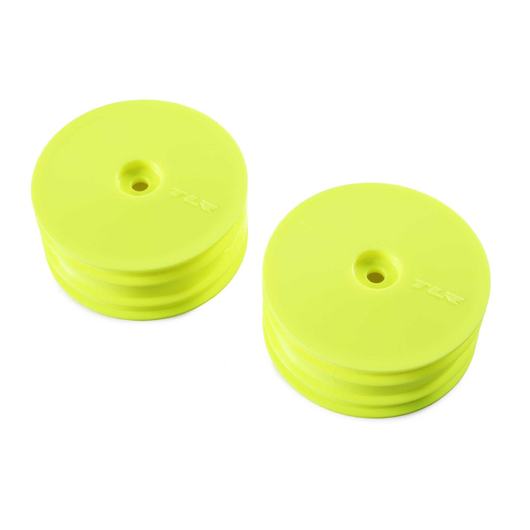 Team Losi Racing 1/10 Front Buggy 2.2 Wheels, 12mm Hex, Yellow (2): 22X-4 TLR43021