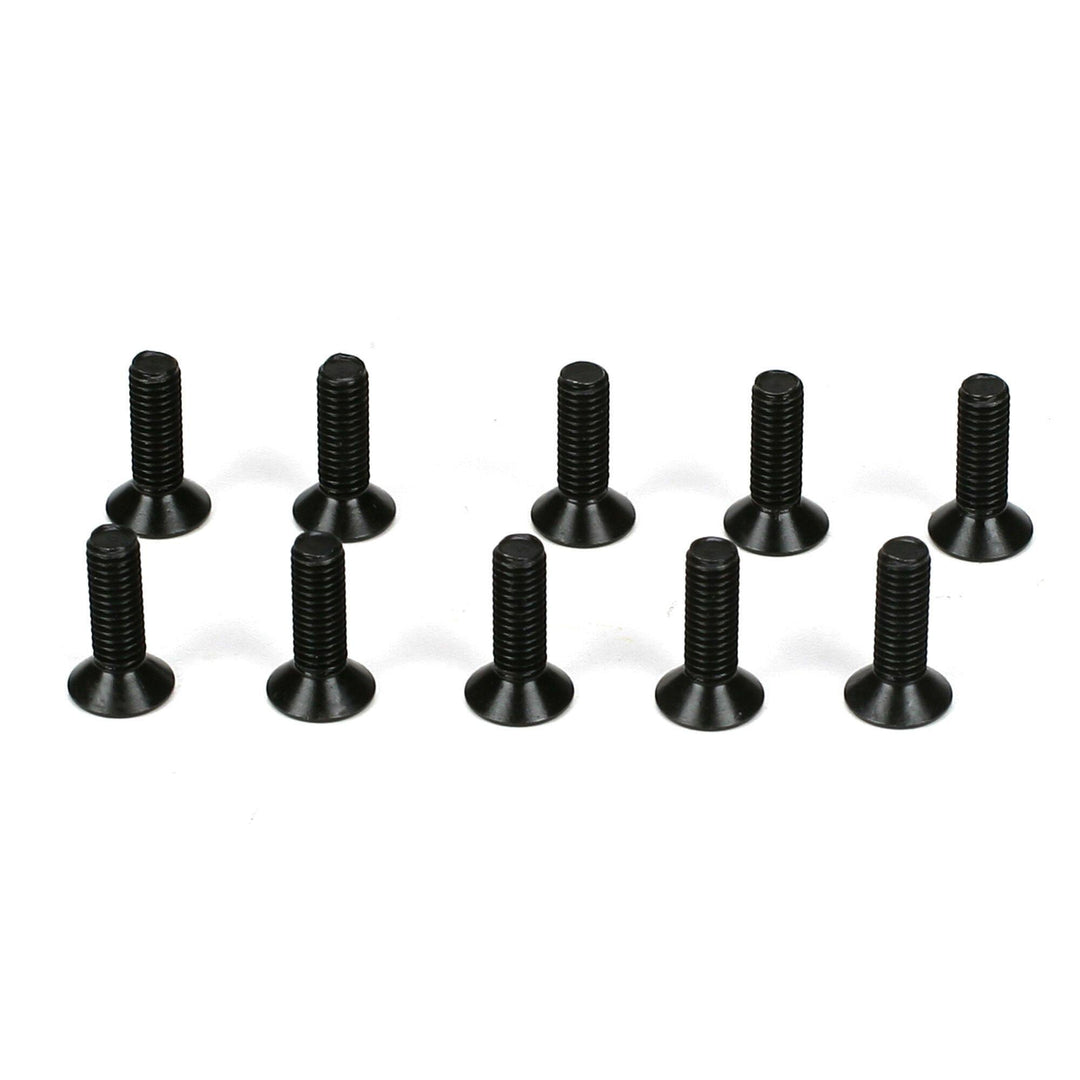 Team Losi Flathead Screws, M3 x 10mm (10) TLR5962 - Excel RC