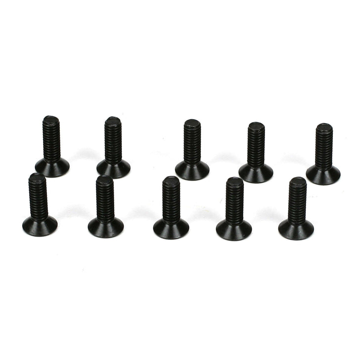 Team Losi Flathead Screws, M3 x 10mm (10) TLR5962 - Excel RC