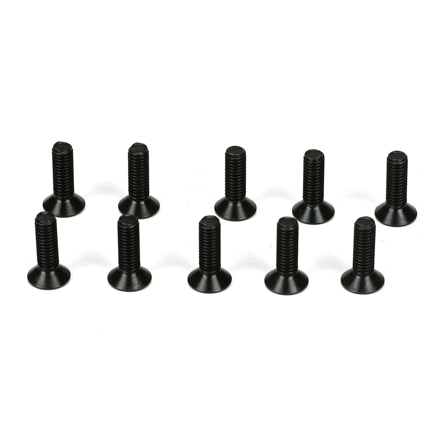 Team Losi Flathead Screws, M3 x 10mm (10) TLR5962 - Excel RC