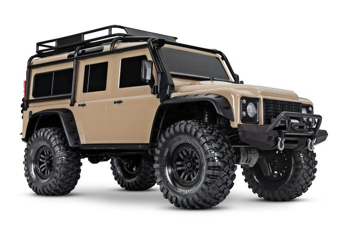 Traxxas Trx-4® Scale And Trail® Crawler With Land Rover® Defender® Body 4Wd Electric Trail Truck 82056-4-SAND