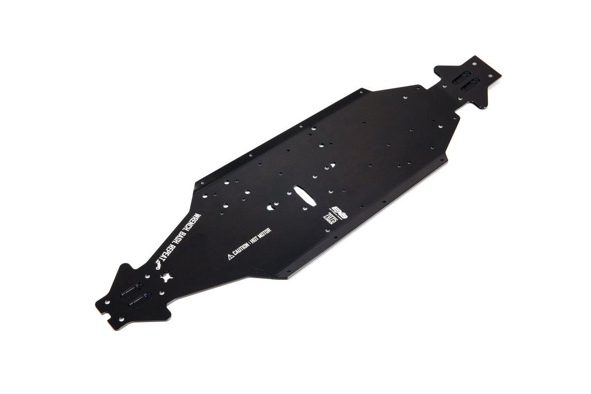 Arrma ALUMINUM CHASSIS CNC 7075 T6 XLWB (BLACK) (1PC) ARA320610 - Excel RC