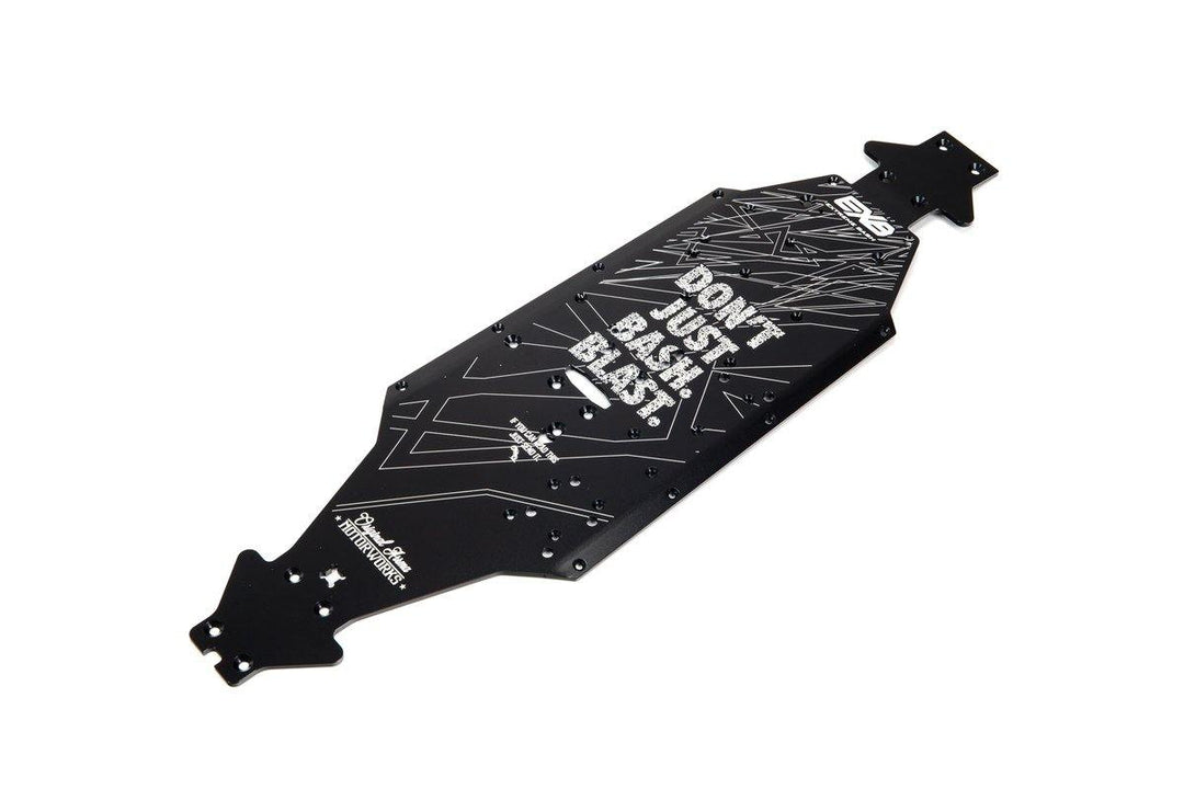 Arrma ALUMINUM CHASSIS CNC 7075 T6 XLWB (BLACK) (1PC) ARA320610 - Excel RC