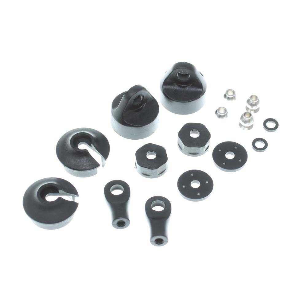 RedCat Racing RER12453 Plastic Shock Parts Set w/ Balls - Excel RC