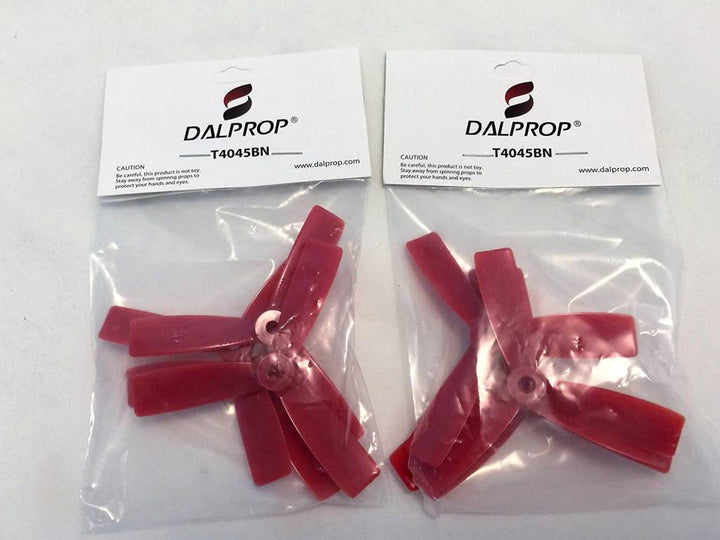 DALprop Tri 3 Blade Bullnose Propellers 2L2R Purple T4045