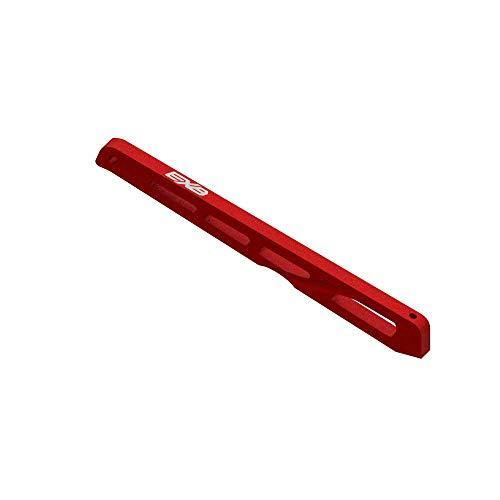 Arrma Rear Center Chassis Brace Aluminum 140mm Red ARA320567 - Excel RC