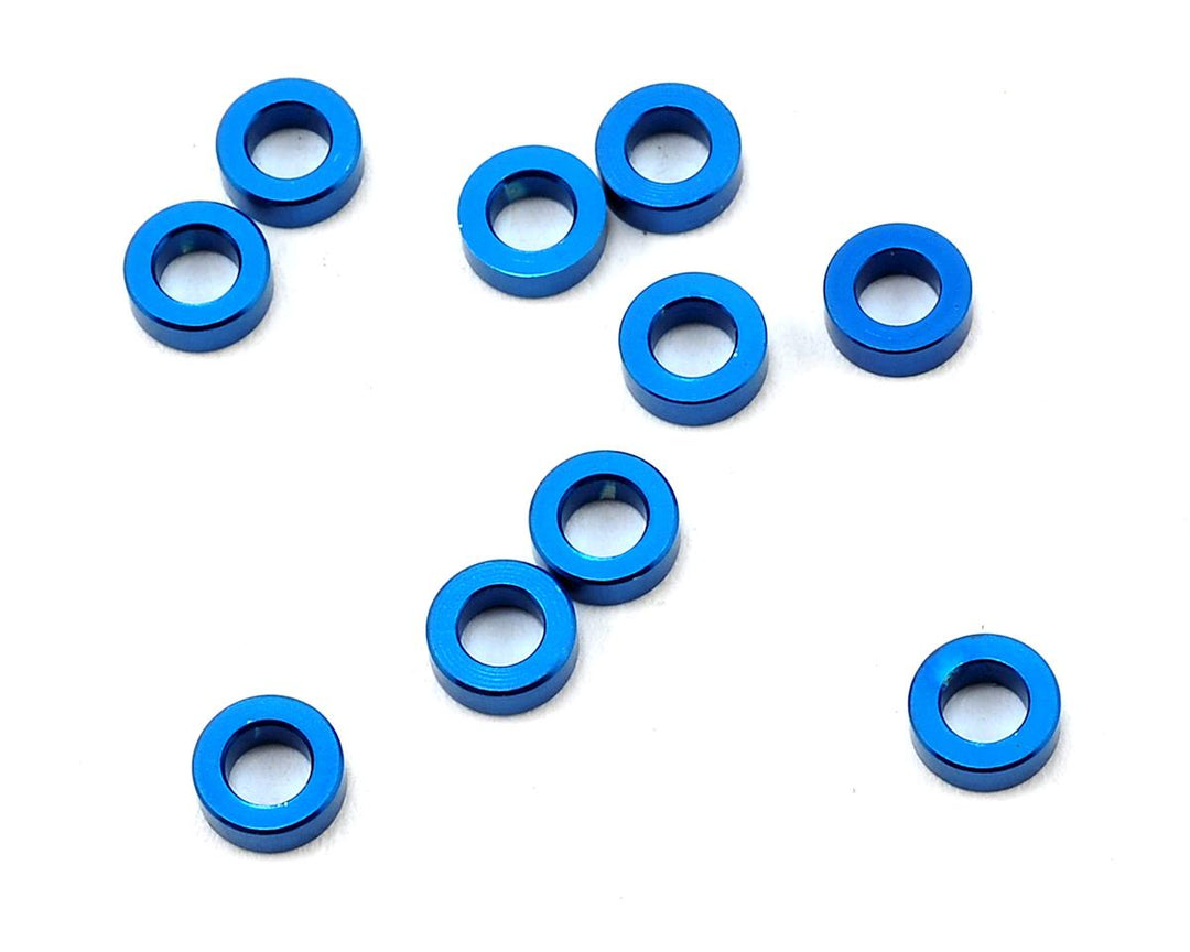 Team Associated 5.5x2.0mm Aluminum Ball Stud Washer (Blue) (10) 31383 | ASC31383