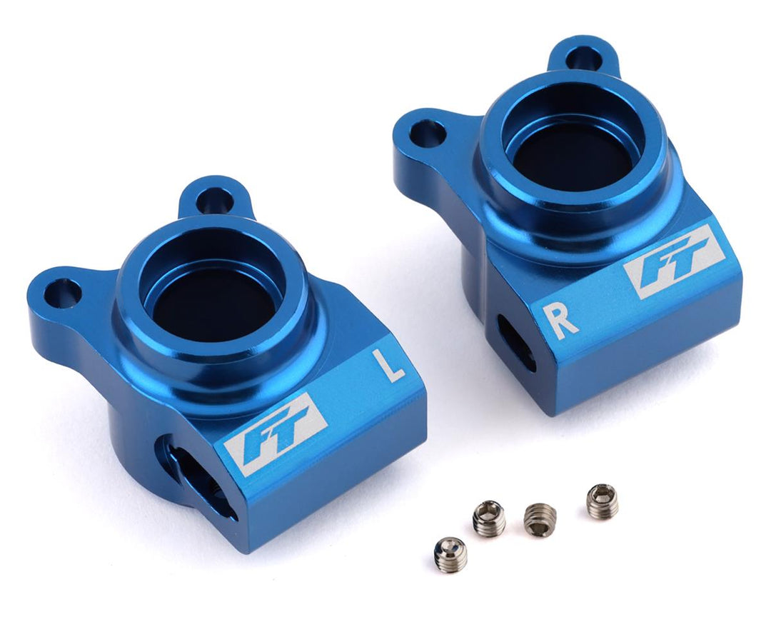Team Associated RC10B6.2 Factory Team Aluminum Rear Hubs (Blue) 91877